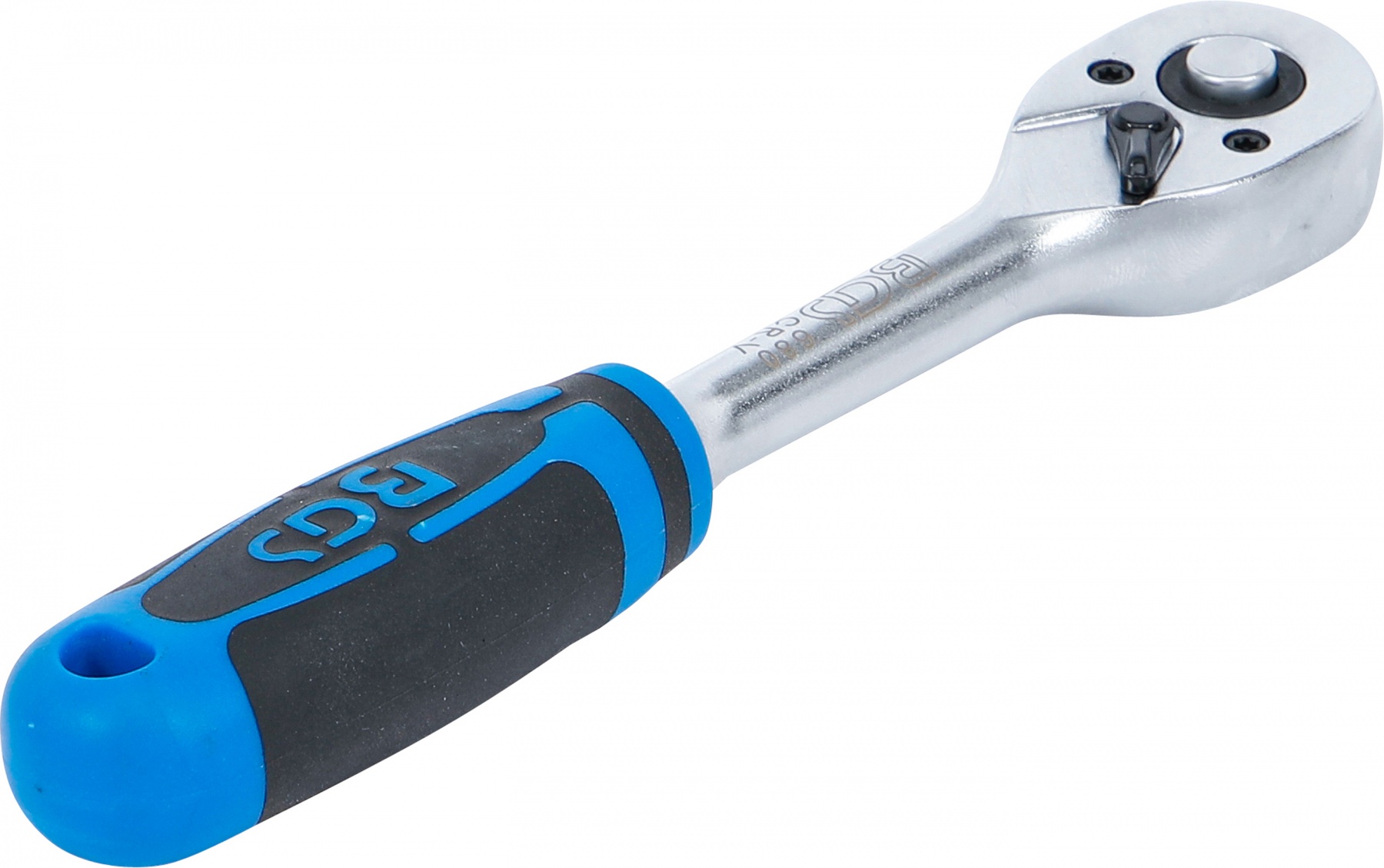 Terkšlinis raktas reversinis | tiesus | smulkūs dantukai | 6,3 mm (1/4