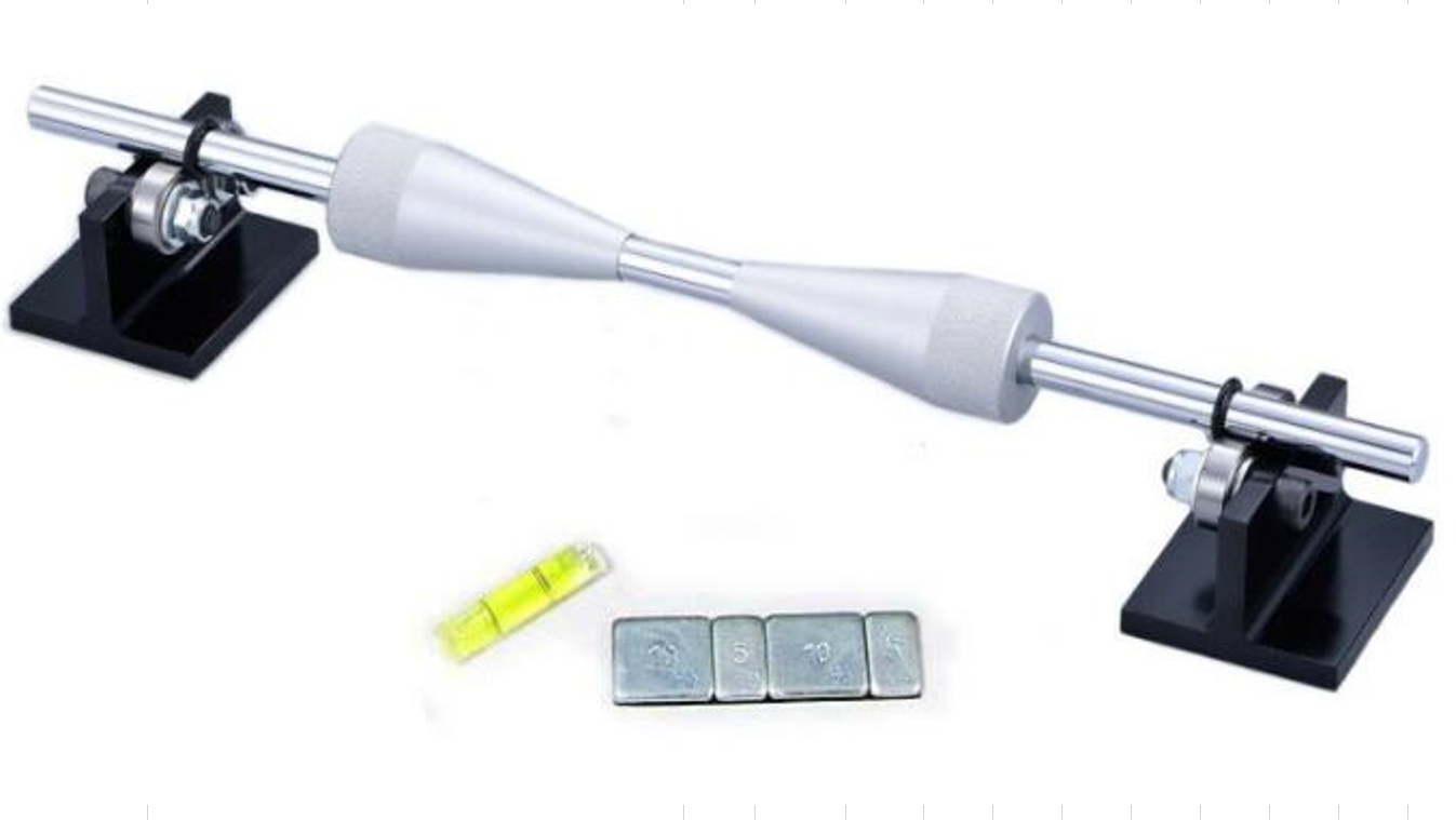 Nešiojamos ratlankių ir padangų balansavimo staklytės | svareliai | universalos (H84501)