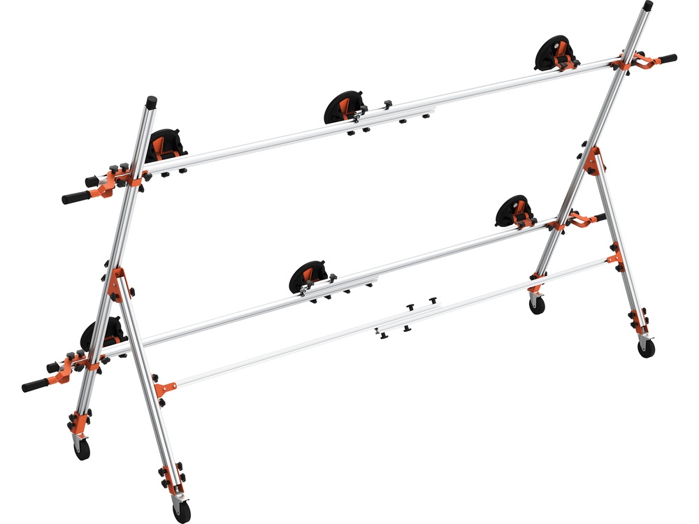 Plokščių, plytelių laikiklis | 6 siurbtukai (YT-37090)