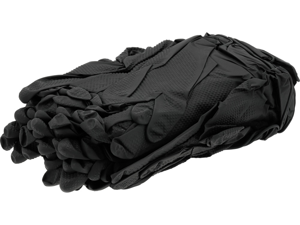 Vienkartinės nitrilinės pirštinės deimantine tekstūra | 50 vnt | dydis M (8) (YT-74741)