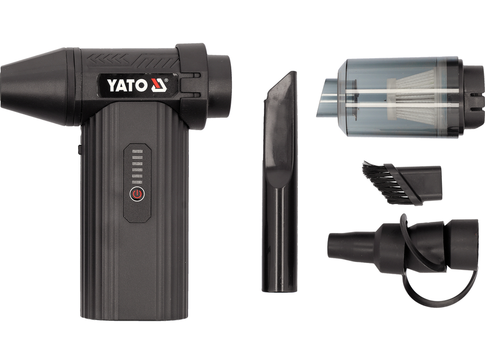 Belaidis turbopūtiklis mini + vakuuminis antgalis + aksesuarai | 130000 RPM (YT-82936)