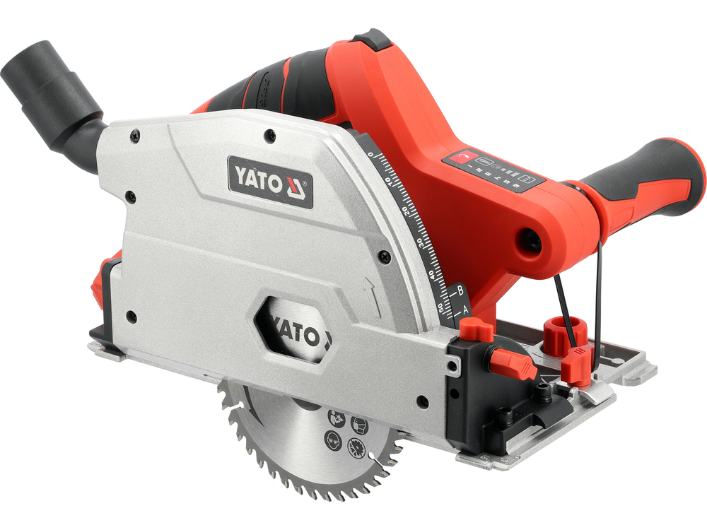 Diskinis pjūklas giluminis akumuliatorinis | 140 mm | 52 (90˚) 38 (45˚) mm | 18V | be baterijos (YT-821702)