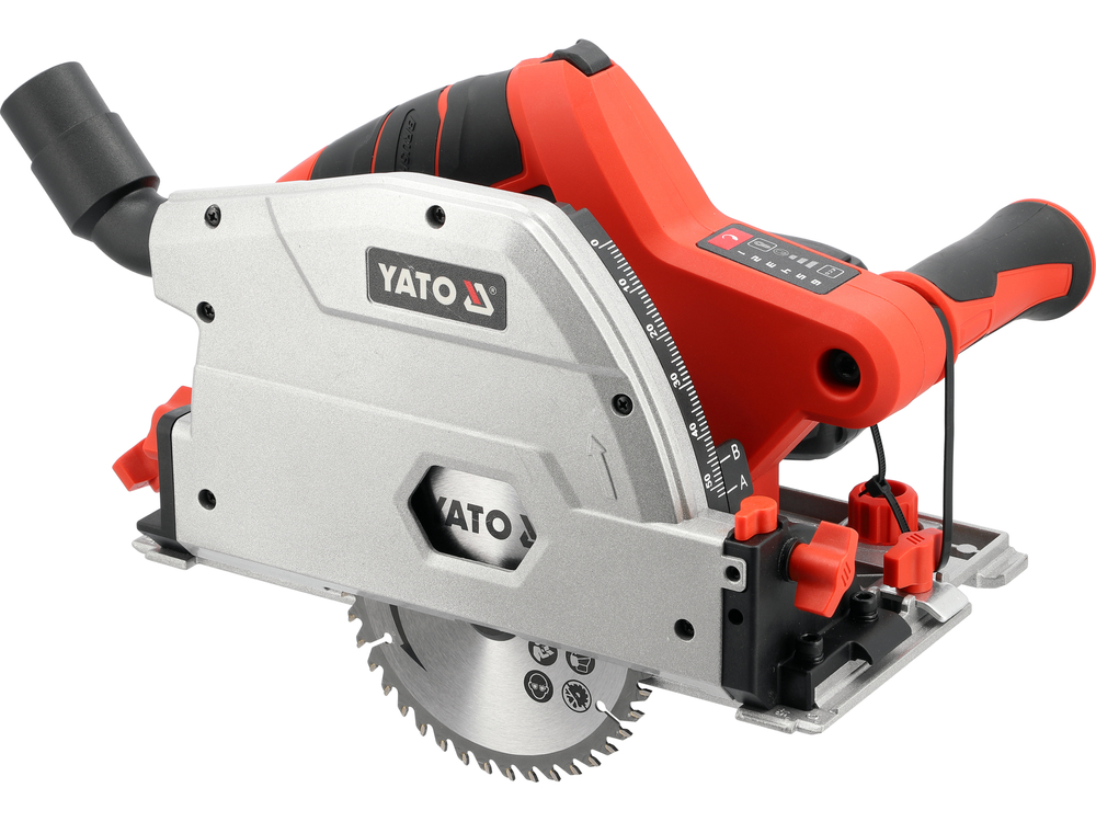 Diskinis pjūklas giluminis akumuliatorinis | 140 mm | 52 (90˚)  38 (45˚) mm | 18V | 4 AH (YT-821701)