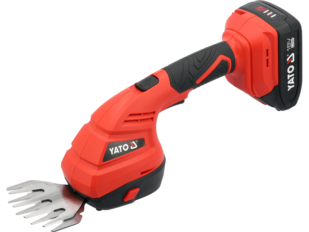 Žirklės krūmams ir žolei akumuliatorinės | 18V + 2 AH | 100 W (YT-828335)