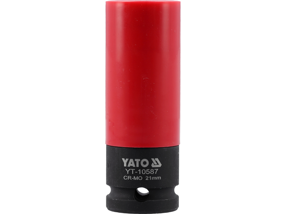 Galvutė smūginė ilga plonasienė | su plastikine apsauga | 12,7 mm (1/2