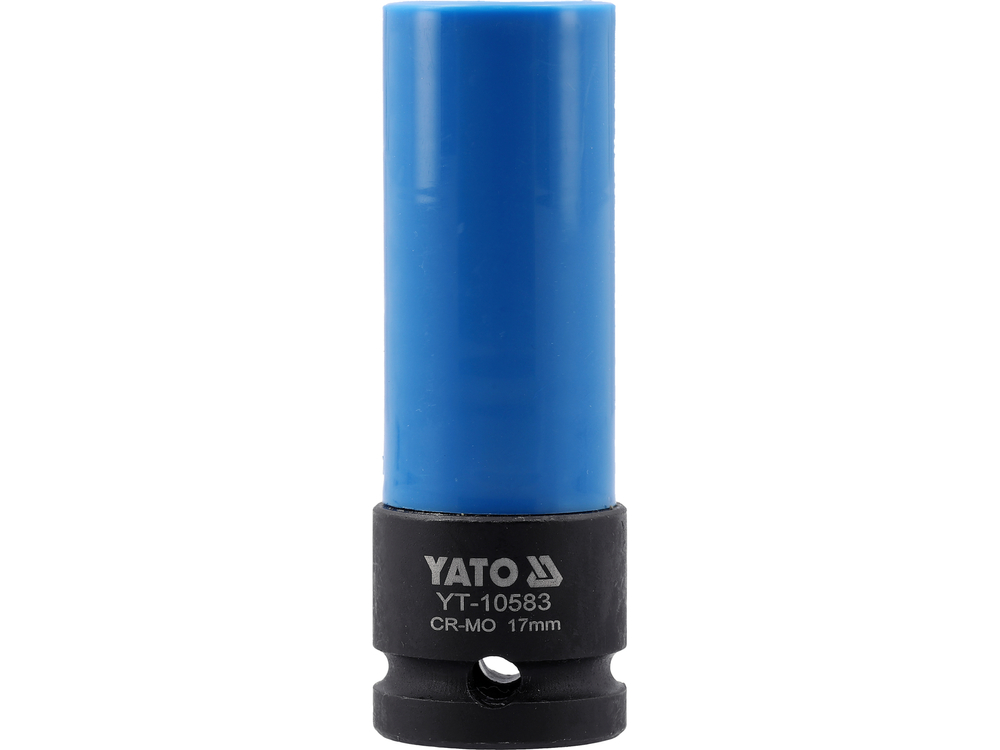 Galvutė smūginė ilga plonasienė | su plastikine apsauga | 12,7 mm (1/2