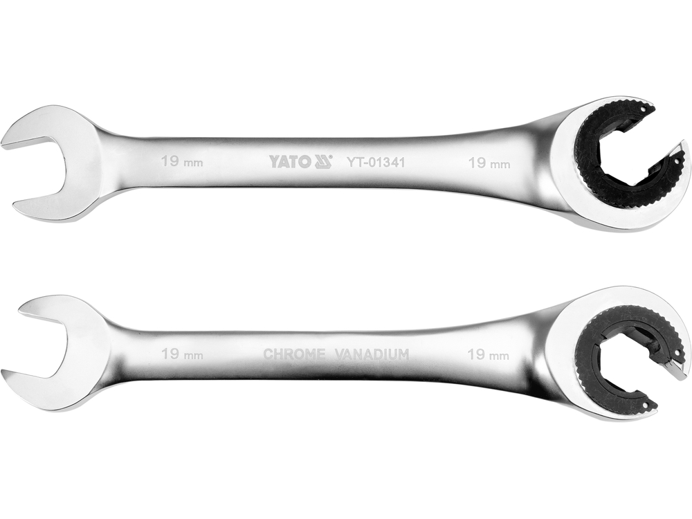 Terkšlinis raktas | atviras | 19 mm (YT-01341)