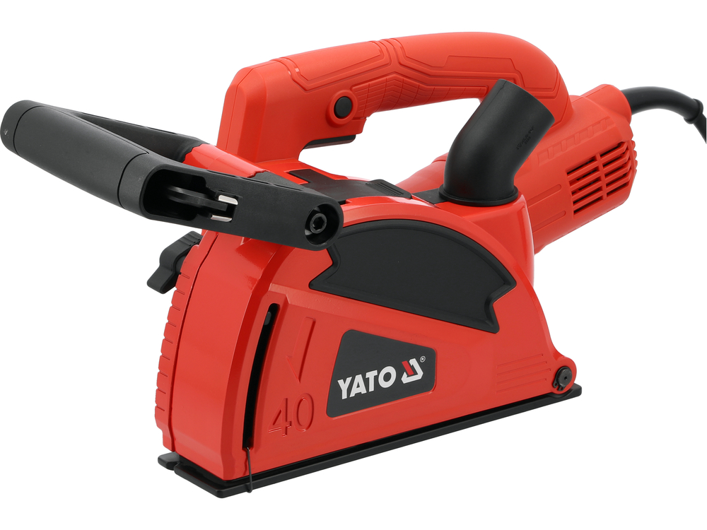 1800 W griovelių pjovimo įrankis | 150 mm diskai | su dulkių nusiurbimu ir reguliuojamu gyliu iki 40 mm (YT-82016)