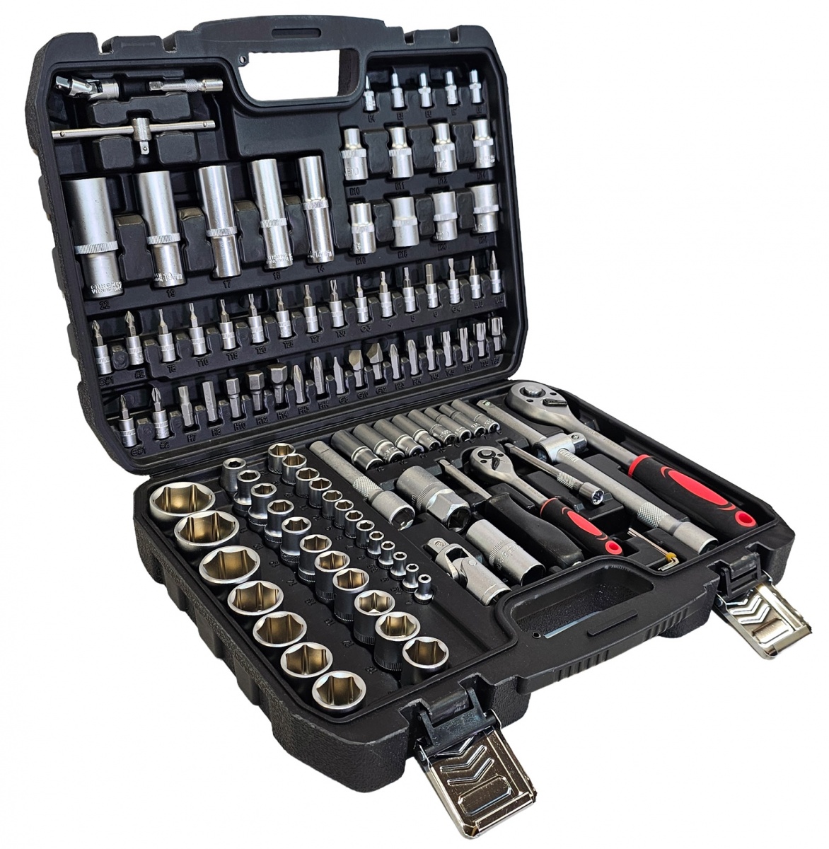 Įrankių rinkinys | Cr-V | 72z | 6.3 mm (1/4