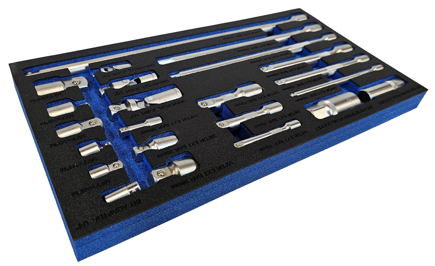 Adapterių šarnyrų ilgintuvų rinkinys | 23 vnt (SK023)