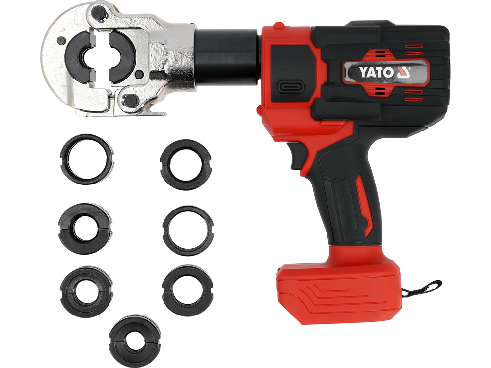Akumuliatorinės hidraulinės presavimo replės PEX vamzdžiams | 18 V | 60 kN | be baterijos (YT-21733)