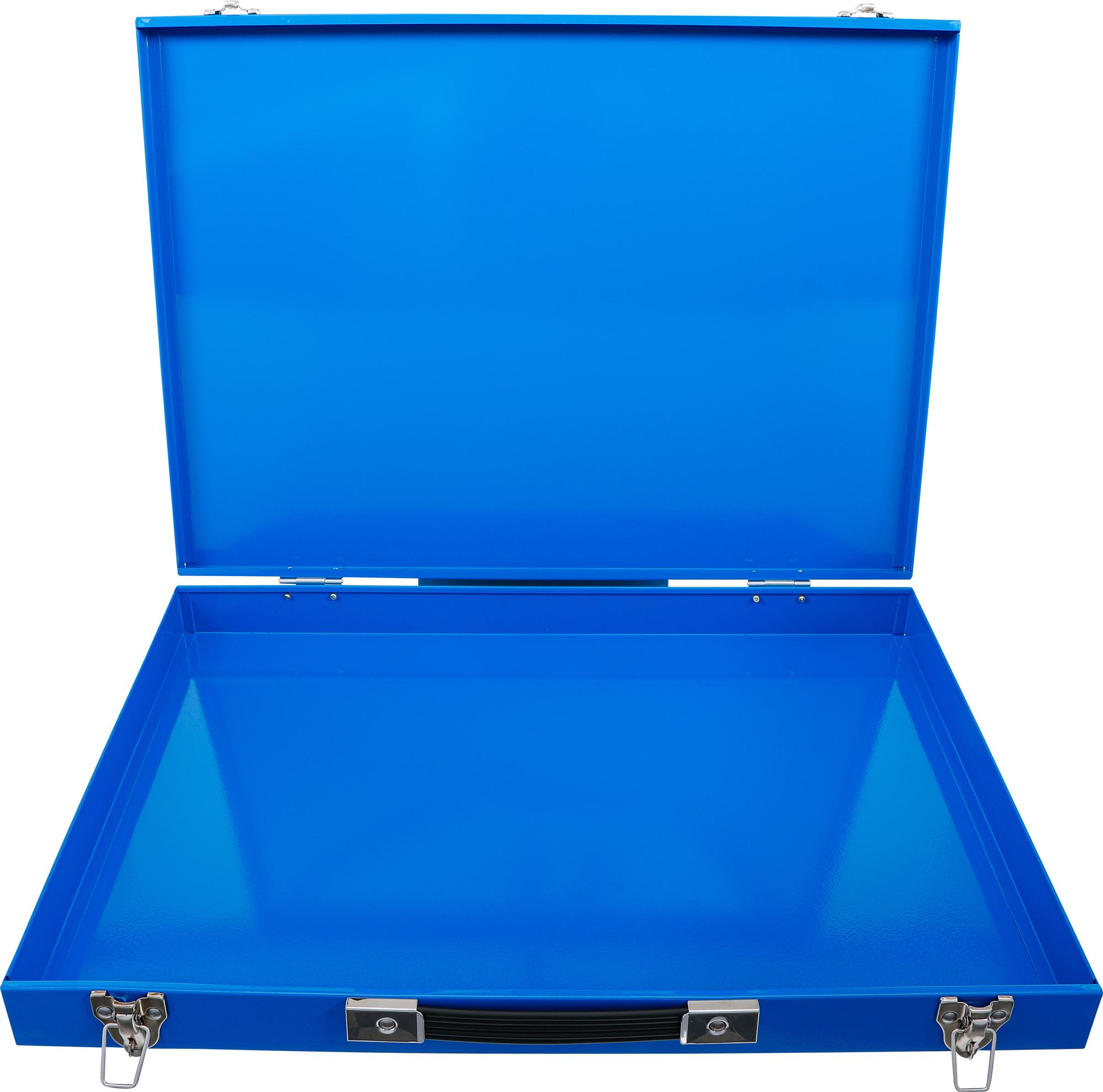 Metalinė įrankių dėžė | tuščia | 567 x 408 x 32 mm | 3/3 BGS įrankių padėklas (BOX3)