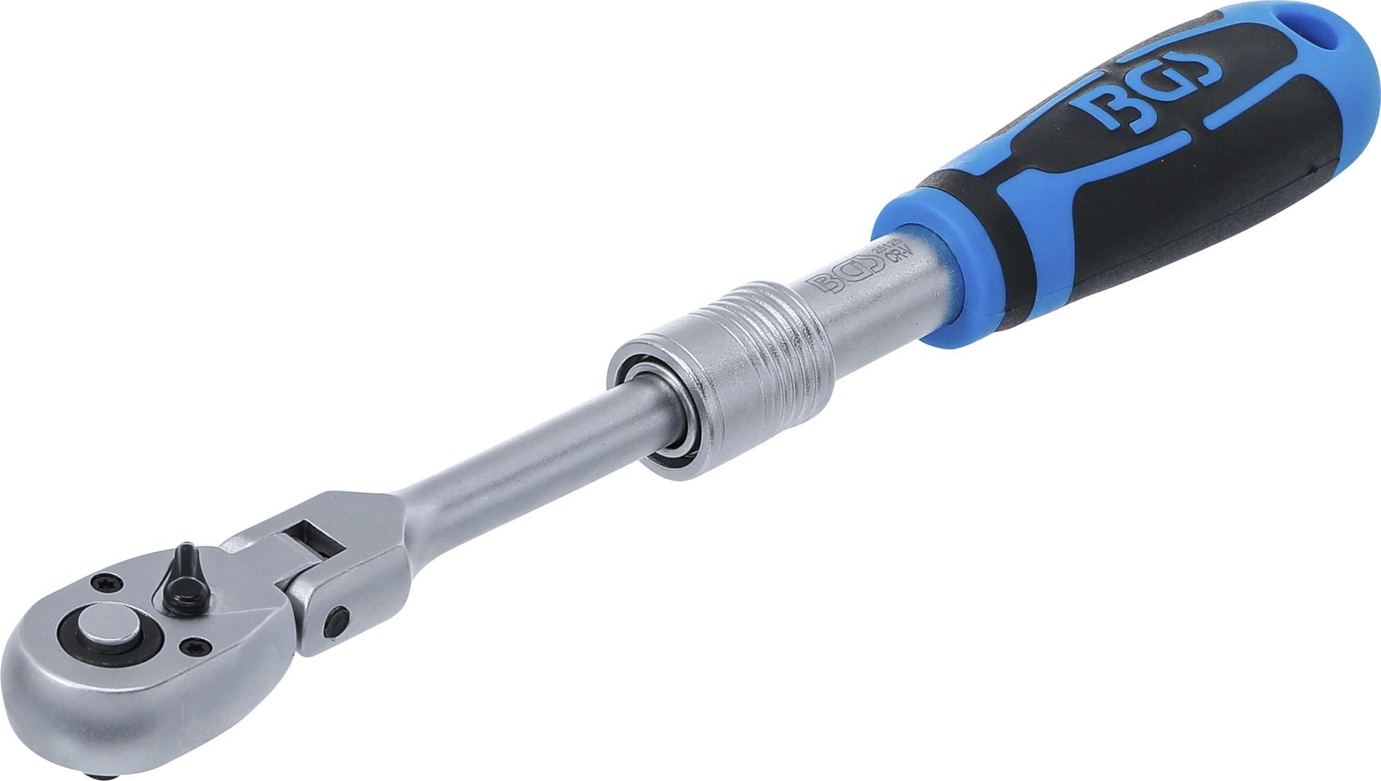 Terkšlė galvutėms ištraukiama, lanksti | 6.3 mm (1/4