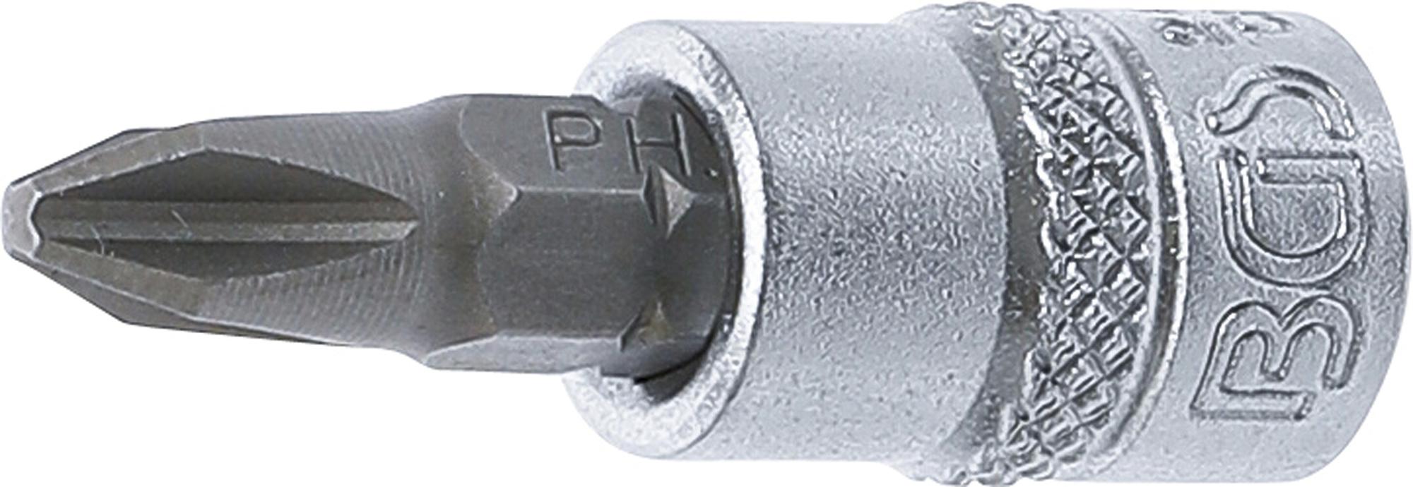 Antgalis įpresuotas į galvutę | 6.3 mm (1/4