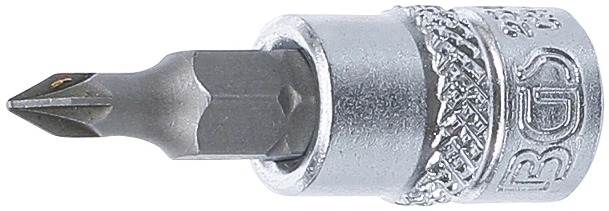 Antgalis įpresuotas į galvutę | 6.3 mm (1/4