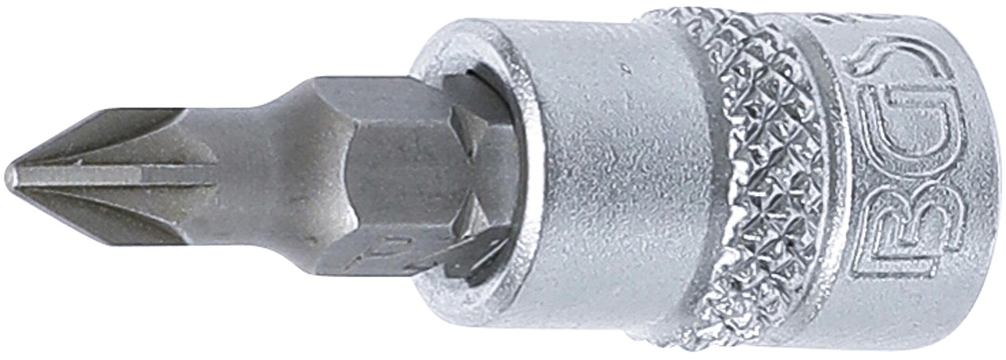 Antgalis įpresuotas į galvutę | 6.3 mm (1/4