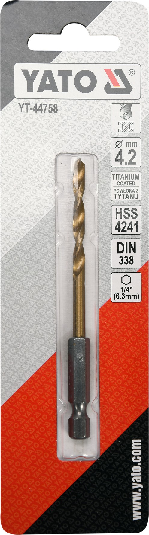 Grąžtas metalui su Hex 6.3 mm (1/4