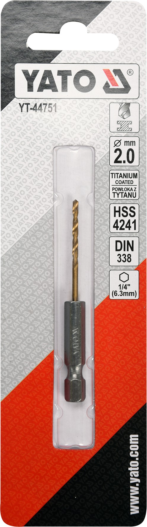 Grąžtas metalui su Hex 6.3 mm (1/4