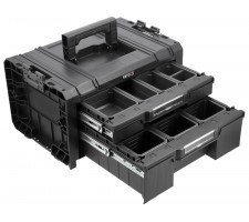 Sisteminė dėžė moduliniė | 2 stalčiai | T2 S12 (YT-08973)