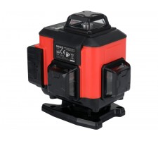 Lazerinis nivelyras | 16 linijų | 4D | su elektroniniu kompensatoriumi | aksesuarai | žalias (YT-30424)