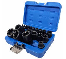 Smūginių galvučių rinkinys | E-Type Plus | 6,3 mm (1/4"), 10 mm (3/8"), 12,5 mm (1/2") | EP4 - EP32 | 19 vnt. (S11019)