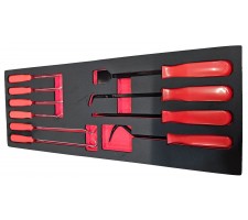 Adatų / ylų kabliukų rinkinys | smulkioms dalims | 10 vnt. (SK32910S)