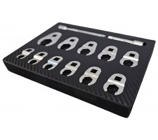Šoninių raktų rinkinys | 10 mm (3/8") | Cr-Mo | 10 - 22 mm | 13 vnt. (SK82913S)