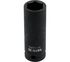 Galvutė smūginė šešiakampė ilga | 12,5 mm (1/2") | 19 mm (YT-10295)
