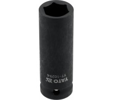 Galvutė smūginė šešiakampė ilga | 12,5 mm (1/2") | 17 mm (YT-10294)