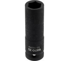 Galvutė smūginė šešiakampė ilga | 12,5 mm (1/2") | 15 mm (YT-10293)
