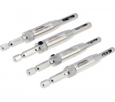 Durų ir langų vyrių grąžtų rinkinys | 4 vnt | 2 - 4.5 mm (22750)