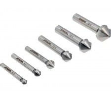 Kūginių grąžtų/frezų rinkinys | HSS 4241 | 6.3 - 20.5 mm | 6 vnt (22710)