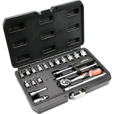 Galvučių su terkšle rinkinys | 6.3 mm (1/4
