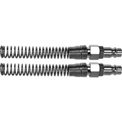 Greitos jungtys žarnai (kištukai) su spyruoklėmis 6x10 mm, 2 vnt. (YT-24103)