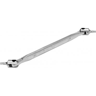 Raktas šarnyrinis dvipusis | T-Star (Torx) T25XT27 (YT-05312)