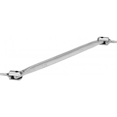 Raktas šarnyrinis dvipusis | T-Star (Torx) T15XT20 (YT-05311)