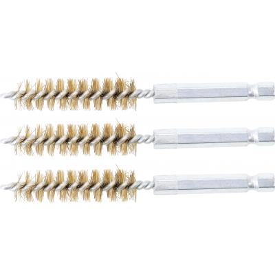 Žalvariniai šepečiai vamzdeliams | 12 mm | 6,3 mm (1/4