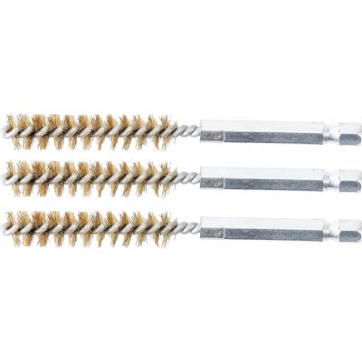 Žalvariniai šepečiai vamzdeliams | 10 mm | 6,3 mm (1/4