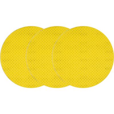 Šlifavimo diskas perforuotas | veliūras | šlifavimas be dulkių | 225 mm / P80 | 3 vnt. (YT-84601)