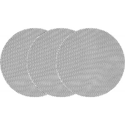 Šlifavimo tinklelis apvalus | kietas | dulkėms pralaidus veliūras | 225 mm / P120 | 3 vnt. (YT-84583)