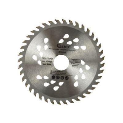 Diskas medžiui | su skylėm | 125 mm x 40T x 22.2 mm (ES12540H)