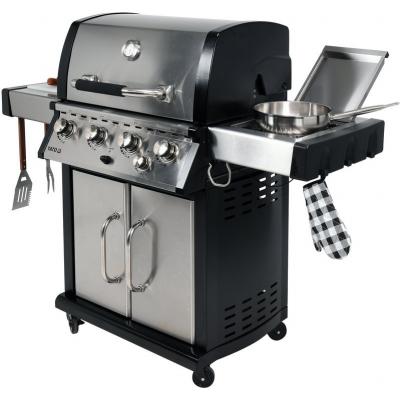 Lauko kepsninė / grilis | 4+1 | dujos | Nerūdijantis plienas | 17.5 kW (YG-20013)