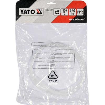 Plastiko suvirinimo juosta | polipropilenas (PPR) | 2.5X5 mm | 5х1m / 5 vnt. (YT-82307)