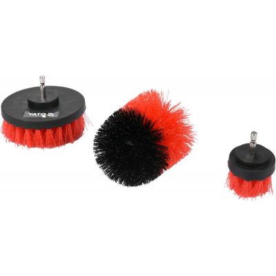 Šepečių rinkinys su Hex 6.3 mm (1/4