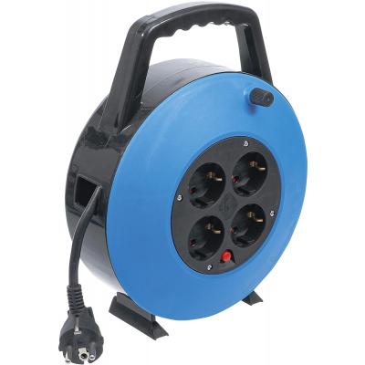 Kabelinė ritė 10 m | 3 x 1.5 mm² | 4 lizdai | IP 20 | 3000 W (3363)