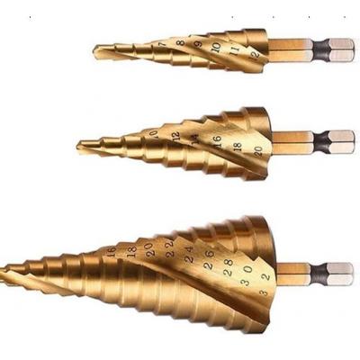 Grąžtai skylės (pa)platinimui pakopiniai | 6,3 mm (1/4