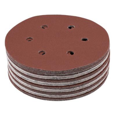 Šlifavimo popierius {velcro) | 6 skylės | 150 mm / P220 | 50 vnt. (YT-834588)