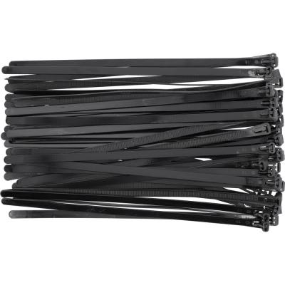 Suveržimo dirželiai juodi | 7,6X250 mm | 50 vnt (YT-70674)