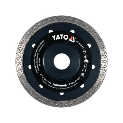 Deimantinis pjovimo diskas keramikai | pjovimui be pažeidimų | 125 mm (YT-59972)