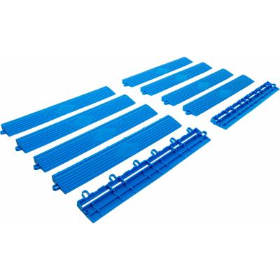 Plastikinių plytelių šoninių rėmų rinkinys | Paspaudimo sistema | 400 x 55 x 15 mm | 10 vnt. (74547)